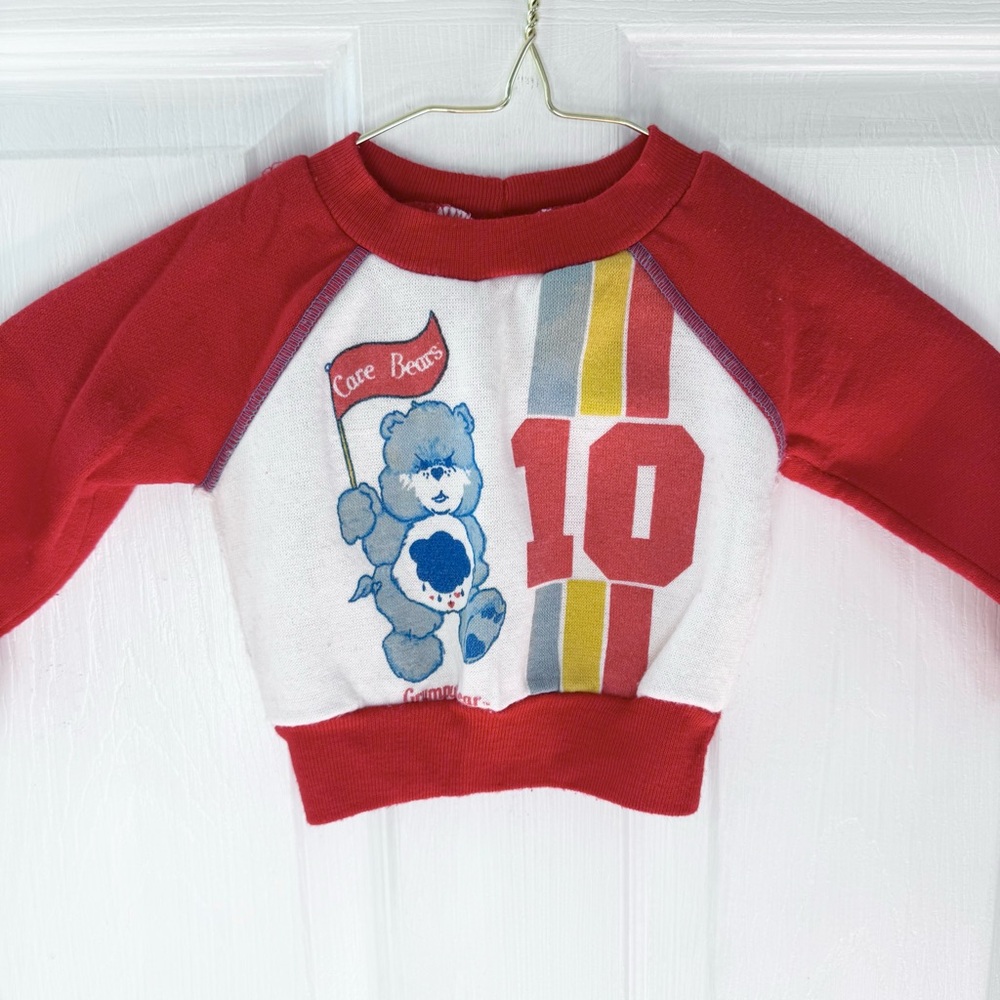 Vintage Baby CARE BEARS Grumpy Bear Crewneck 12months - Picture 2 of 5